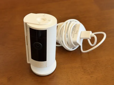 Ring Indoor Stick Up Cam 2nd Gen 5F72E9 Wi-Fi 1080p FHD Indoor Camera - White