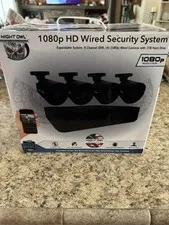 Night Owl 1080p Wired Security System 8-Channel DVR 4 Cameras 1TB HDD