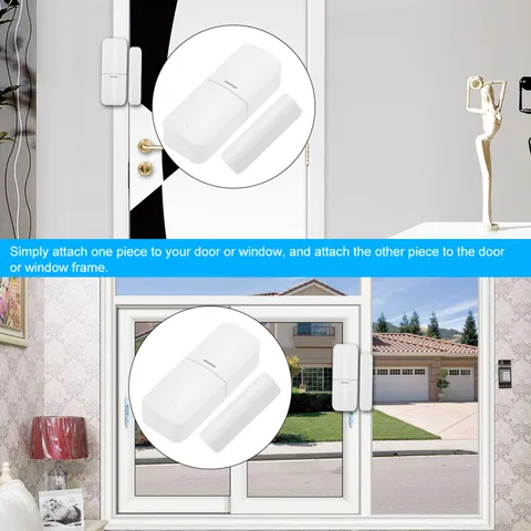 433MHz Wireless Magnetic Door Window Sensor For Smart Home Security Alarm V1