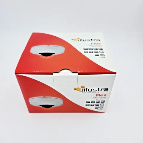 Tyco Illustra Flex 3MP Compact Mini Dome IP Camera IFS03CFOCWST New Open Box