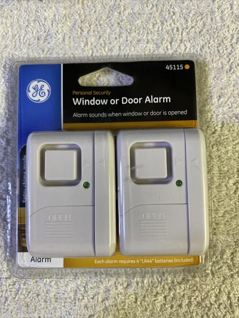 GE 45115 Personal Security Wireless Window or Door Alarm - Entry Chime Mode NIB
