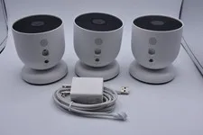 Google Nest Cam Battery 3-Pack Indoor Outdoor Security Cameras and Accessories