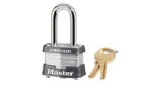Master Lock Laminated Padlock 1-9/16" W Body 1-1/2" H 9/32" D Shackle