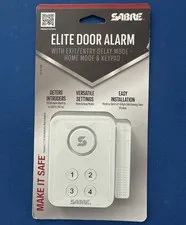 SABRE Elite Door Alarm Wireless Keypad 120 dB Exit/Entry Delay Home Mode