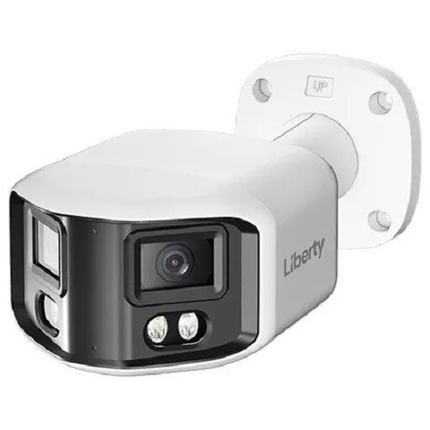 Liberty AI 8MP IP  2.8mm, 100’ IR, PoE Outdoor DUAL Bullet Camera-#L3IP8BDS180S