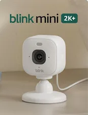 Blink Mini Indoor Plug-In HD Smart Security Camera - Pack Of 2 -FAST SHIPPING