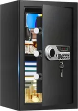 3.4 Cub Large Safes for Home Use Fire and Water Proof, Anti-Theft Digital Securi
