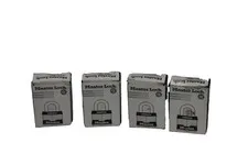 Master Lock Commercial Padlock 1KAW1RSV Key 1C270 Laminated Steel Lot of 4