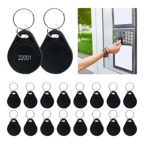 26 Bit Proximity Key Fobs, 50Pcs H I D 125KHZ RFID Key Fob Works with Prox Ke...