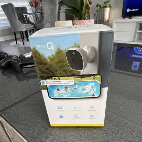 myQ Surveillance Camera 1080p Full HD Wi-Fi Motion Detection 2-Way Talk myQ App