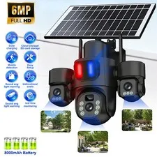 Solar Security Camera Wireless PIR Tracking WiFi Night Vision Surveillance LOT