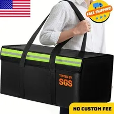 Large Fireproof Document Bags 24x12x12in, Fireproof Document Box for Cash