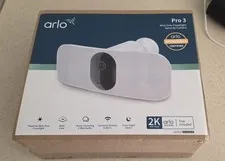 Arlo Pro 3 Floodlight Indoor/Outdoor Security Camera - White