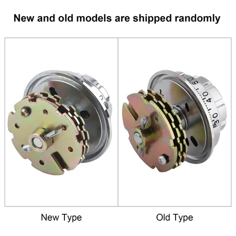 Solid Metal Disc Coded Dial Lock For Jewelry Case