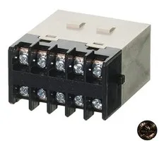 OMRON Power Relay W-type mounting screw terminals contact configuration 3a1b