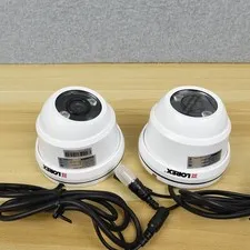 LOREX MCD7708 AIS Dome Security Camera Night 700TVL 960H CCTV White Lot of 2