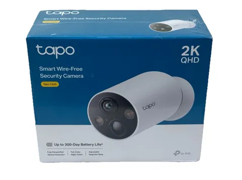 TP-Link TAPO MagCam Outdoor Security Camera, 2K, SD/Cloud Storage SEALED New