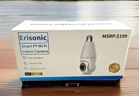 Erisonic Smart PT Wifi Indoor Camera Two Way Talk 2MP Ultra HD
