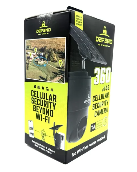 Defend by Tactacam 360 Cellular Security Camera DFD-PTZ01 With Battery Pack