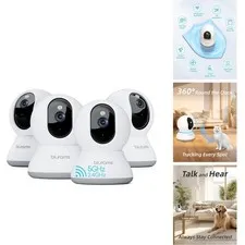 Blurams Cameras Home Security, 2K Pet Camera Phone App, 5GHz/2.4GHz Dual-Band
