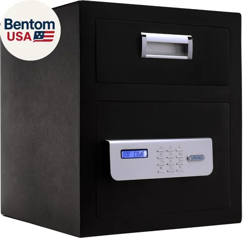 VS-40DS Heavy Duty Depository Safe with Drop Slot – Digital Keypad Money Safe fo