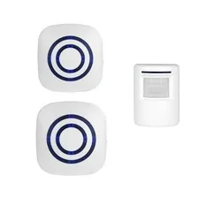 Wireless Home Security Driveway Alarm, Entry Alert, Visitor Door Bell Chime w...