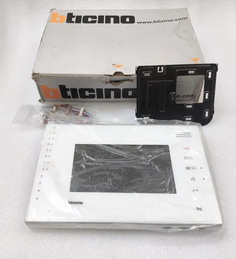 BTicino 322050 7" Color Video Door Phone Hands-Free Indoor Unit