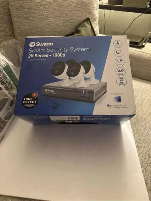 Swann Smart Security System Full HD 1080p Channel DVR with 4 Cameras