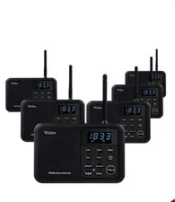 6 Pack. Wuloo 10Channel Call ALL FM Wireless Intercom System Room 1Mile Talking