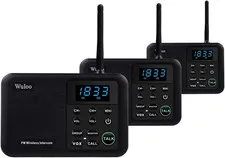 Intercoms Wireless for Home 1 Mile Range 22 Channel 100 Digital Code Display Scr