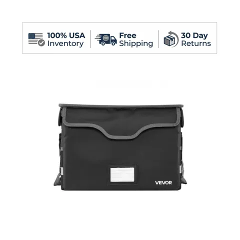 VEVOR YHX-003 Fireproof Document Box Waterproof File Storage Safe Lock 1832°F