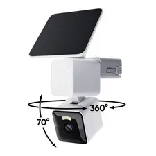 WYZE Solar Cam Pan, 2K Security Cameras Wireless Outdoor, Battery Powered