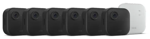 Blink Security 6-Camera System Outdoor 4 XR, Long-Range Sync Module HD Wireless