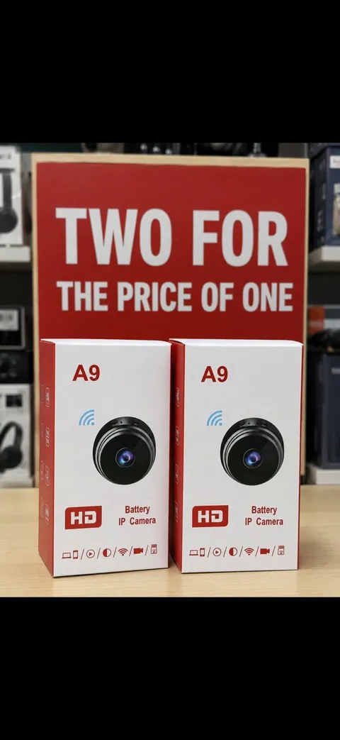 ( 2PCS ) A9 HD Battery IP Wireless Camera New in Box