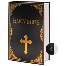 Pacolo Leather Book Safe Size 10.797.721.97 Real Paper Secret For Jewelry Money