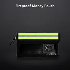 Fireproof Money Pouch, 1pcs