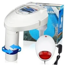Inground Pool Alarm Wireless Connection, Water Motion Sensor Swimming Pool