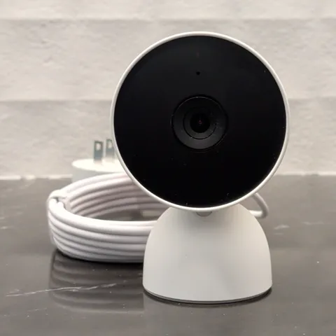 Google Nest Cam Indoor 1080p Wi‑Fi IP Security Camera White Wall Plug-In