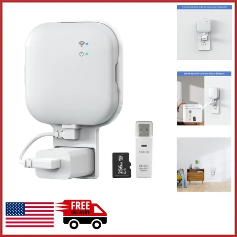 256GB MicroSD Card with Wall Mount for Blink Sync Module XR Security Cameras