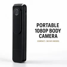 Mini Body Camera 1080P HD Portable Pocket Video Recorder No WiFi Home Security