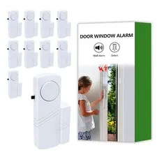Door Window Alarm, 90dB Door Alarms Sensor for Kids Safety, Home Security, Do...