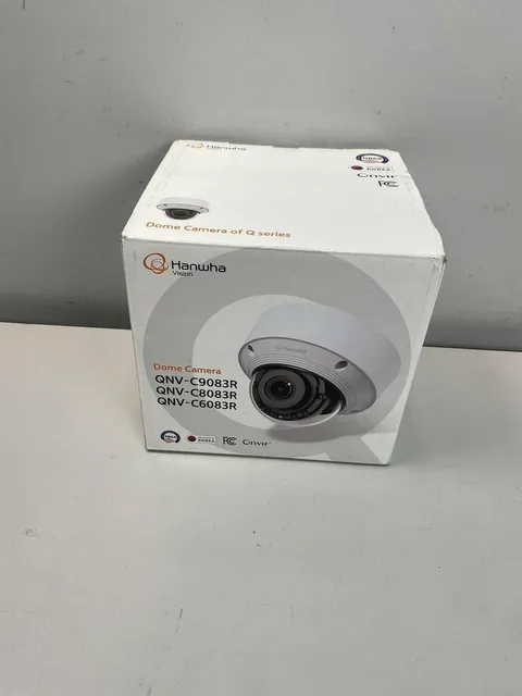 HANWHA VISION QNV-C8083R Network Dome Camera, 3.2-10.2mm, 5MP, White