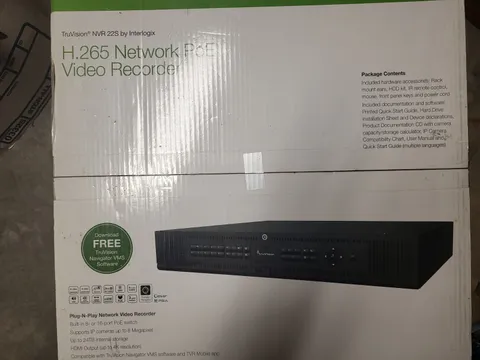 INTERLOGIX TVN-2216S-4T TruVision NVR 22S, H.265, 16-Channels IP 4TB SEALED