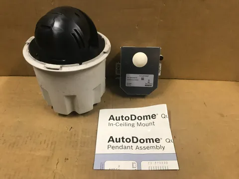 New/Opened Box Bosch AutoDome In-Ceiling Camera & Backbox Interface Mod