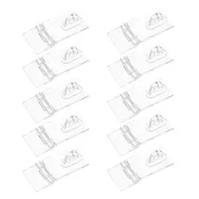 10 Sets Clear Hinge Cabinet Latch Acrylic Hinged Buckle Hasp for Boxes