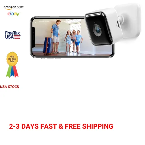 Indoor Security Camera with 2K Resolution, Motion Detection, Night Vision