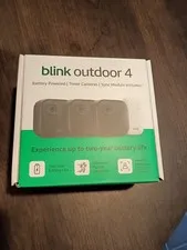 Blink 4 Outdoor Camera 4th Gen, No Mount, No Battery 3 Cameras