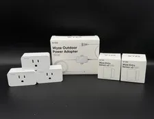 Wyze Smart Home Lot 5 Entry Sensor V2 3 Sense Cubes Outdoor Adapter