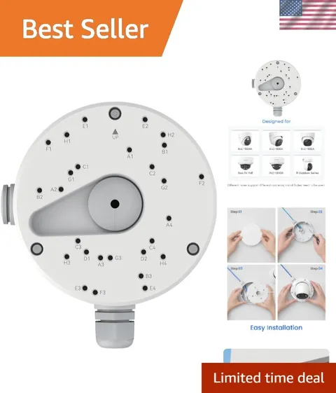 Aluminum Alloy Junction Box D20 for RLC Series Cameras - Long-Lasting Protection