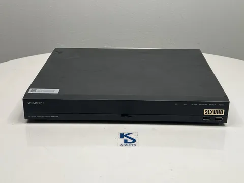 Wisenet XRN-810S 8-Channel 4K UHD Network Video Recorder NVR, Black